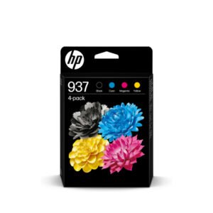 HP 937 CMYK Original Ink Cartridge 4-Pack