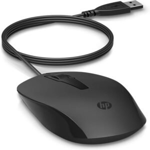 HP 150 Wired Mouse - Black